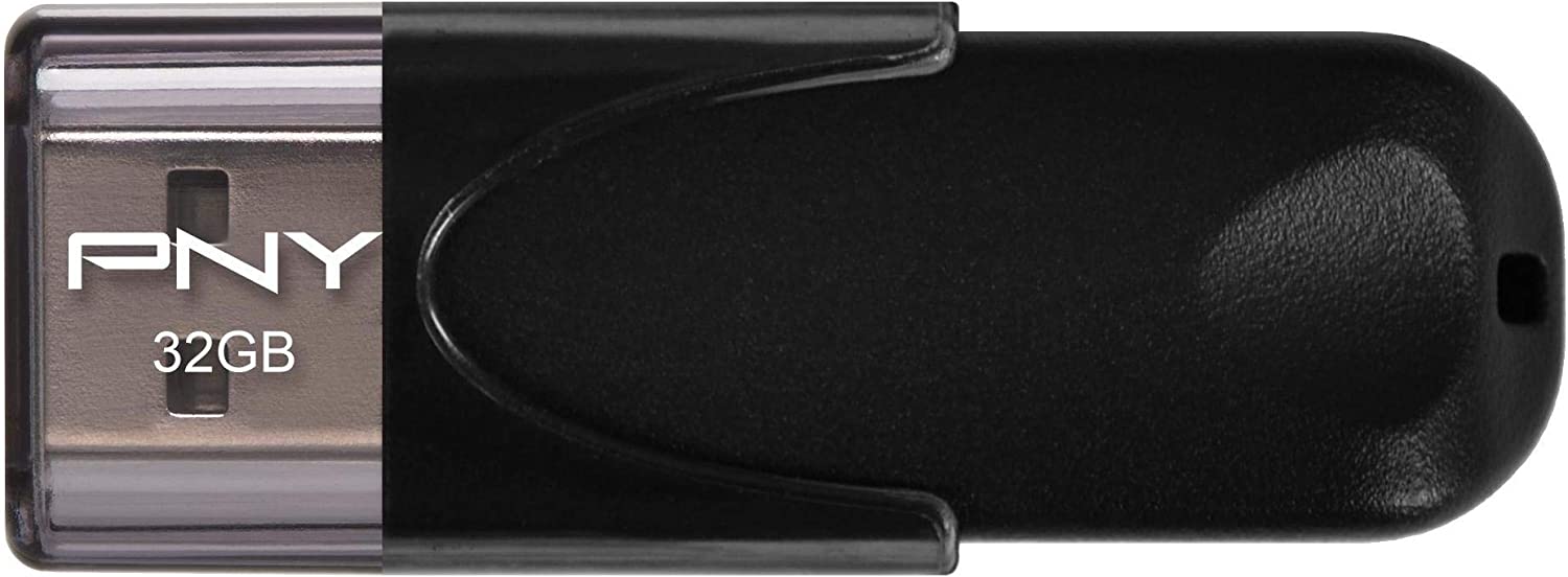 PNY USB Flash Drive 2.0, 4 Standard Black 32 Go 32 gb 32 GB, FD32GATT4-EF