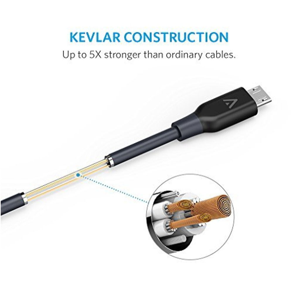 Anker 3ft PowerLine Micro USB Cable Black