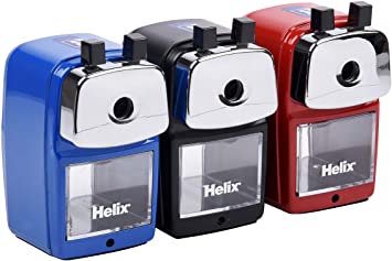 Helix Metal Desktop Sharpener For Standard And Jumbo Pencils