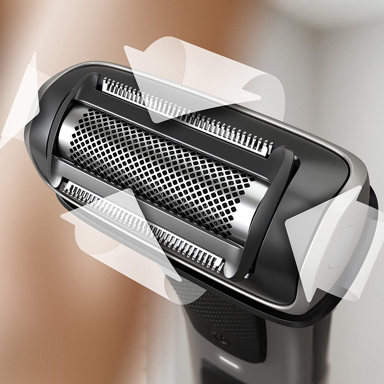 Philips BG7025/15 Bodygroom Series 7000 with Integrated Comb Attachment