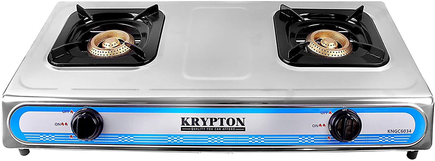 Krypton Double Gas Burner Silver