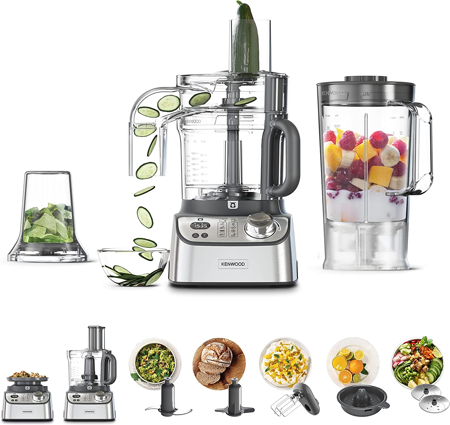 Kenwood Food Processor FDM71.690SS Silver