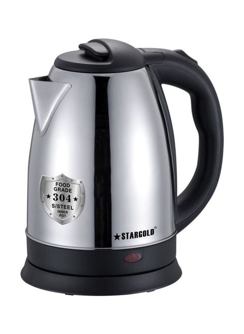 Stargold Electric Kettle 1.8L Silver & Black