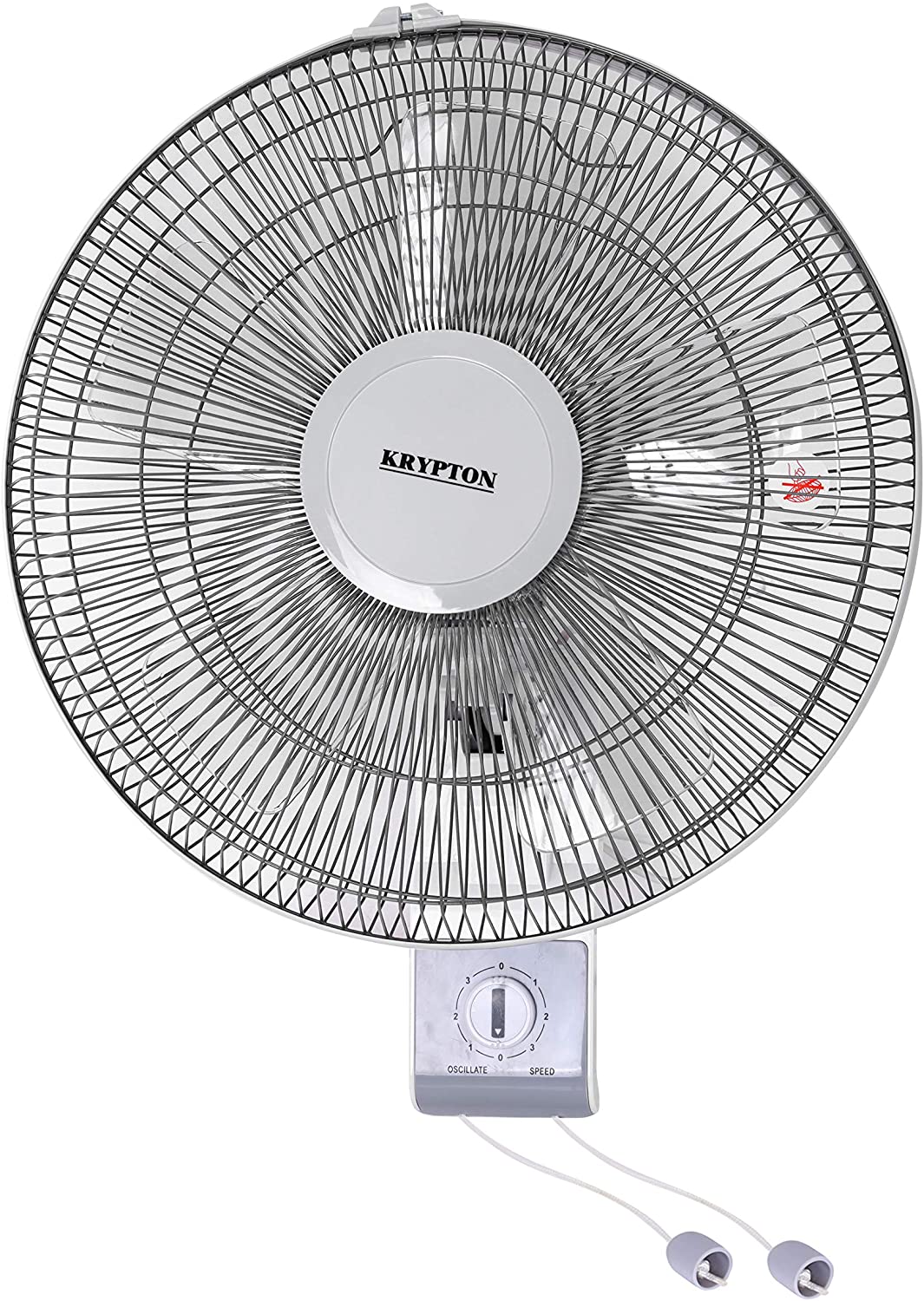 Krypton Wall Fan16 Inch White