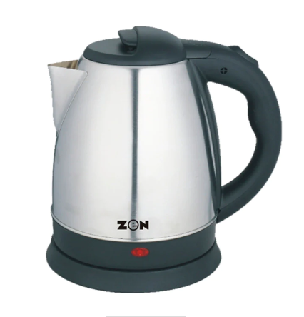 Zen Stainless Steel 1.8 Litres Kettle 1500W Power