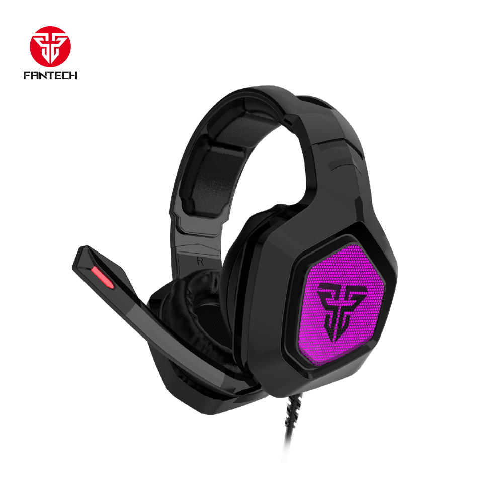 Fantech MH83 Adjustable Over Ear Gaming Headphone RGB Light Gaming Headset