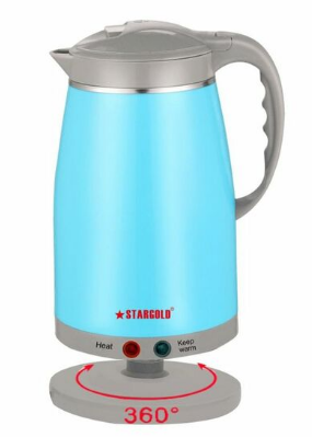 Stargold Electric Kettle 1.5L Blue & Grey