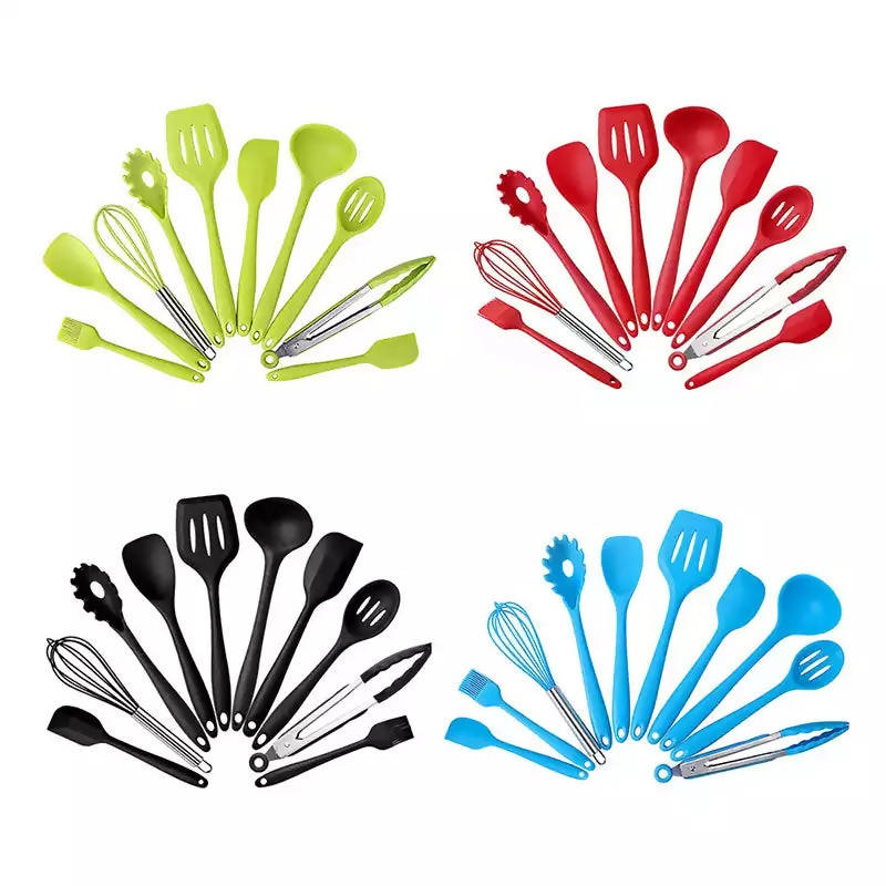 10 Pcs Cooking Tools Set Premium Silicone Utensils Set