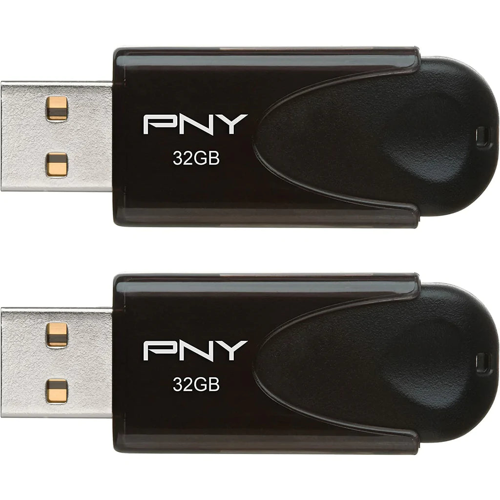 PNY Attache 4 32GB USB Stick - USB 2.0 Twinpack