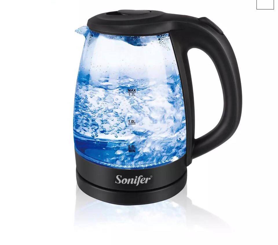 1.7L Cordless Electric Kettle Glass 2200W  | Kitchen Appliance | Halabh.com