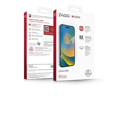 InvisibleShield Glass Elite Screen Protector Apple iPhone 14 Pro