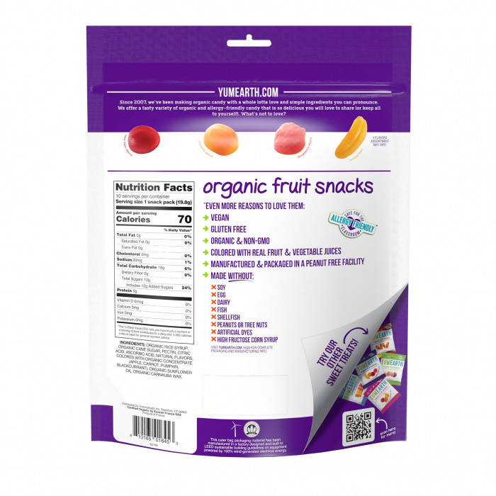 YumEarth Fruit Snacks 10Pck