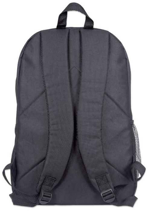 Manhatton Backpack, Lightweight, Top-Loading, For Laptop Computers Up To 15.6", Black