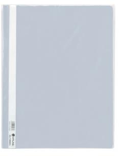 Atlas Polypropylene Thick A4 Flat File With Pocket Light Grey