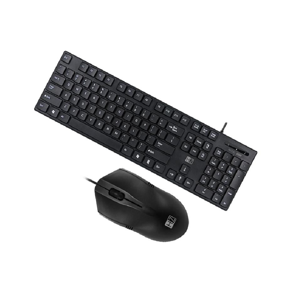 Heatz Ultra Thin Chocolate Usb Keyboard Combo ZK09