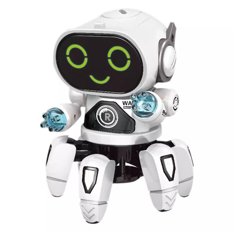 Robot Smart Dancing Robot Electronic Walking Toys With Musical & LED Lighting