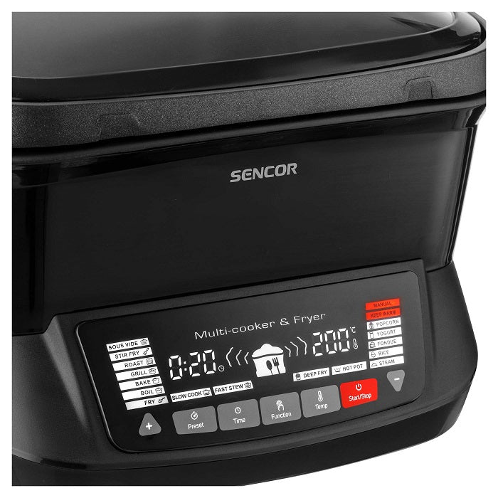 Sencor Multifunction Air Fryer | Capacity 4.8L | Power 1800W | Color Black | Best Kitchen Appliances in Bahrain | Halabh