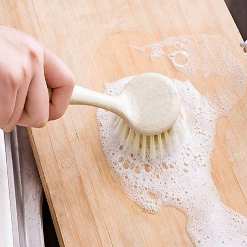 Cleaning Brush Long Handle Cup Brush Household Tea Kitchen Wash Cup Sponge Brush Household Decontamination Wash Pot Brush