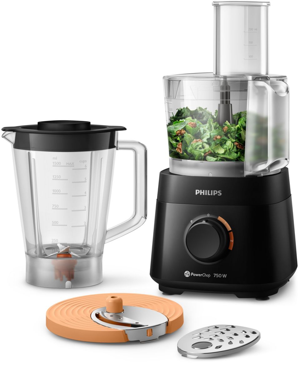 Philips Food Processor 750W Black