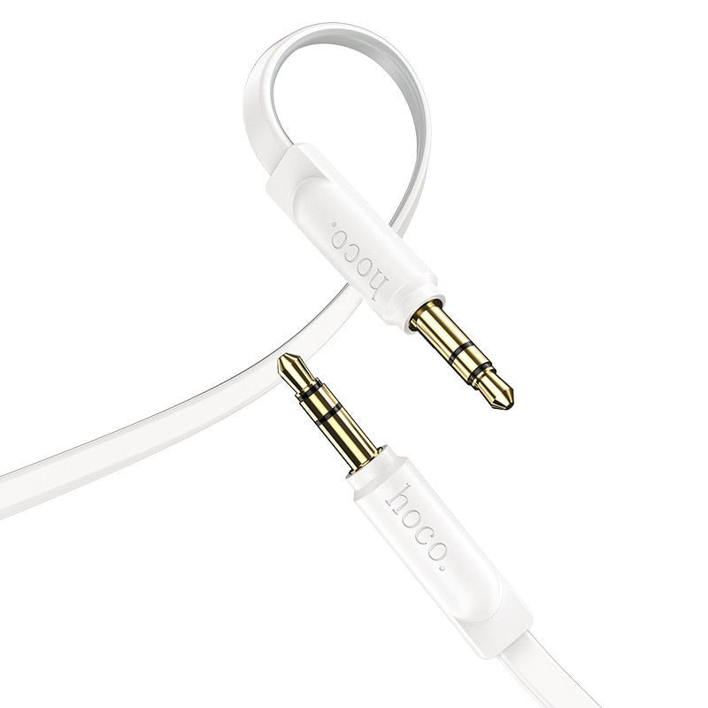 Hoco Jack 3.5mm AUX Audio Anti Winding Flat Cable