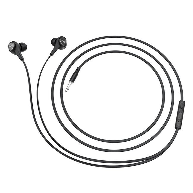 Hoco M66 Anti Bending Earphones Black