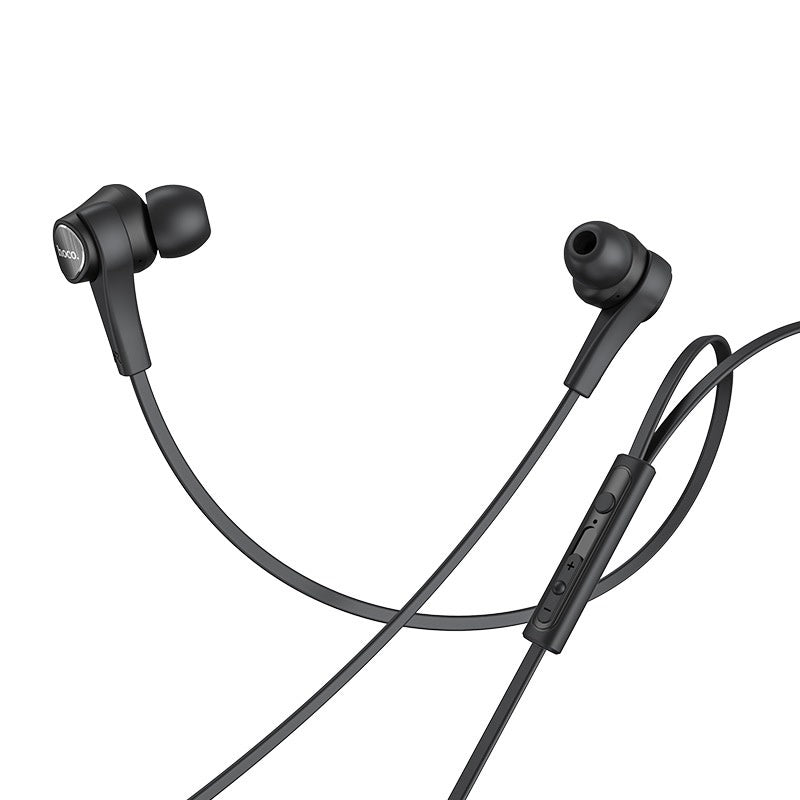 Hoco M66 Anti Bending Earphones Black