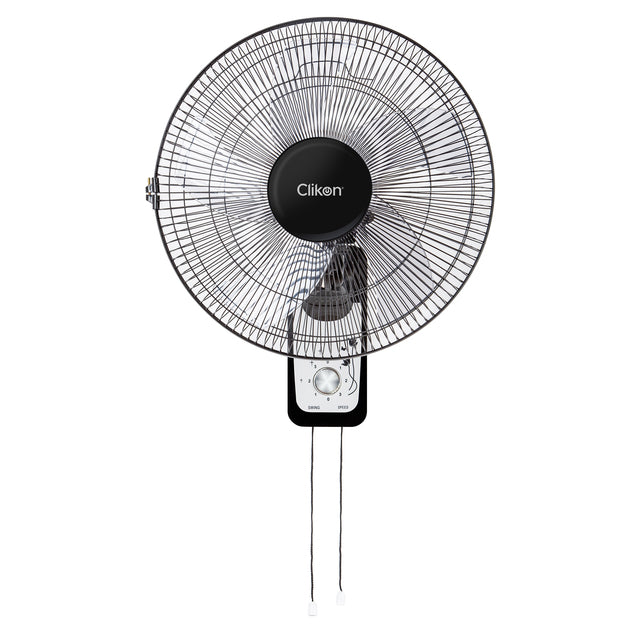 Clikon Wall Fan 45W Black | in Bahrain | Halabh.com