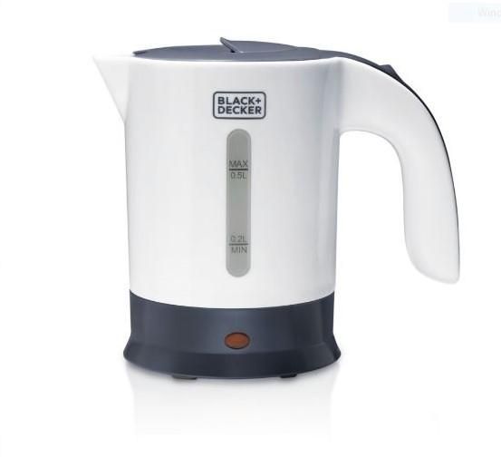 Black & Decker Electric Kettle 650W - White | Kitchen Appliance | Halabh.com