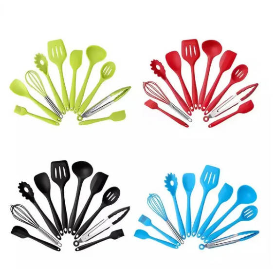 10 Pcs Cooking Tools Set Premium Silicone Utensils Set