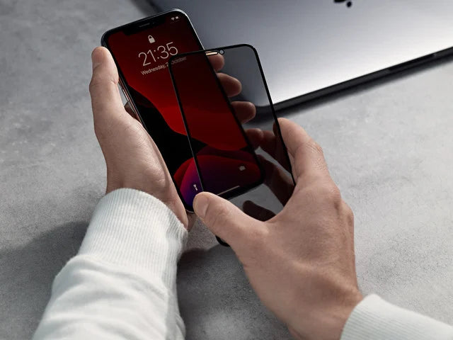Epico Tempered Glass Edge to Edge with Darkening Filter for iPhone 14 Pro Max