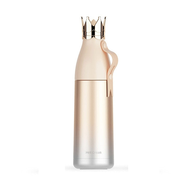 Drinkware  Bottle Crown Water Bottle Outdoor Mug Travel Bottle Vacuum Bottle