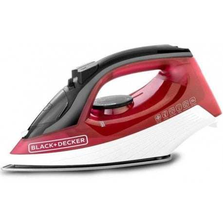 Black & Decker Steam Iron With Anti Drip Red in Bahrain | Halabh.com