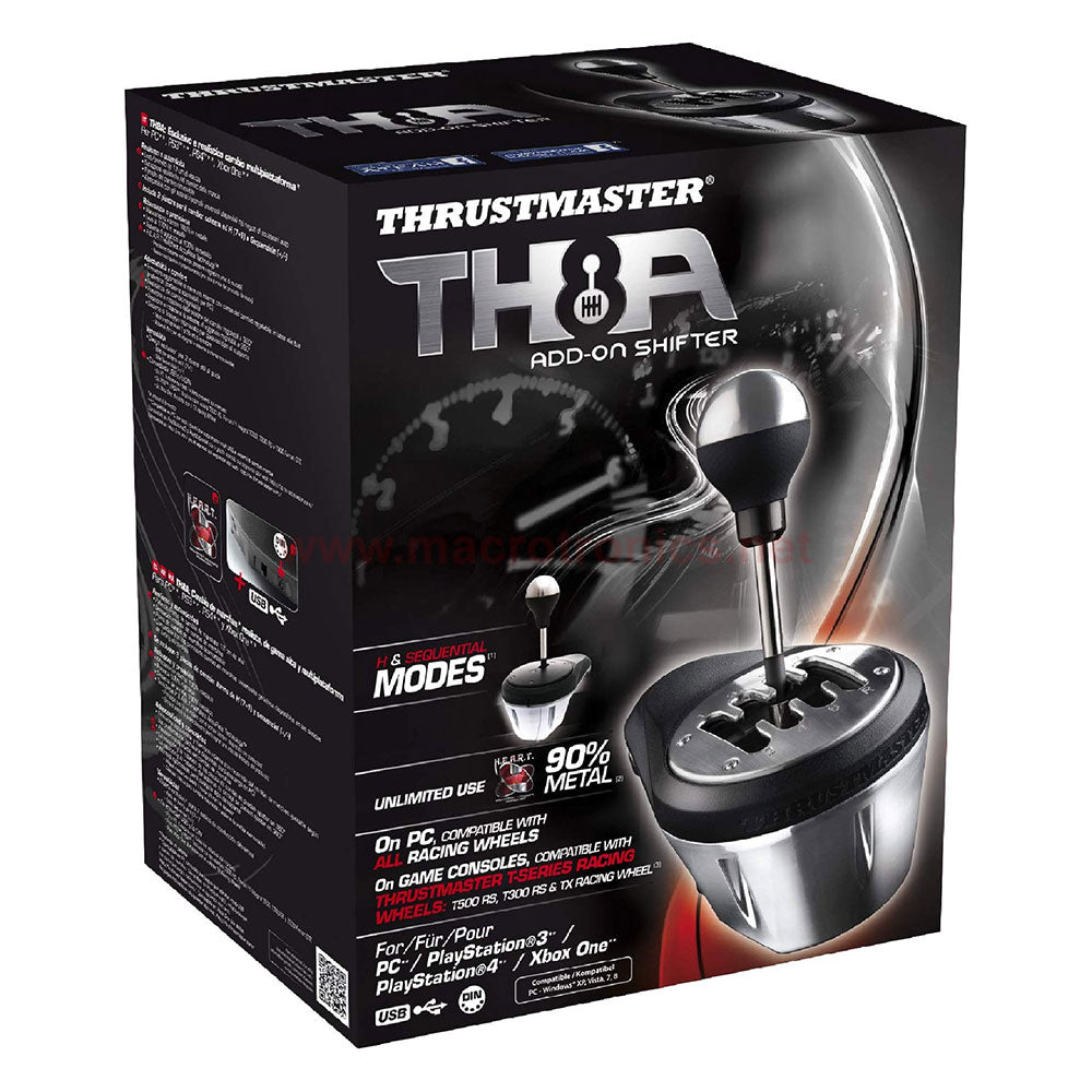 Thrustmaster TX Racing Wheel TH8A Shifter AddOn Gear shift PlayStation 3, PlayStation 4, PC, Xbox One Black, Chrome