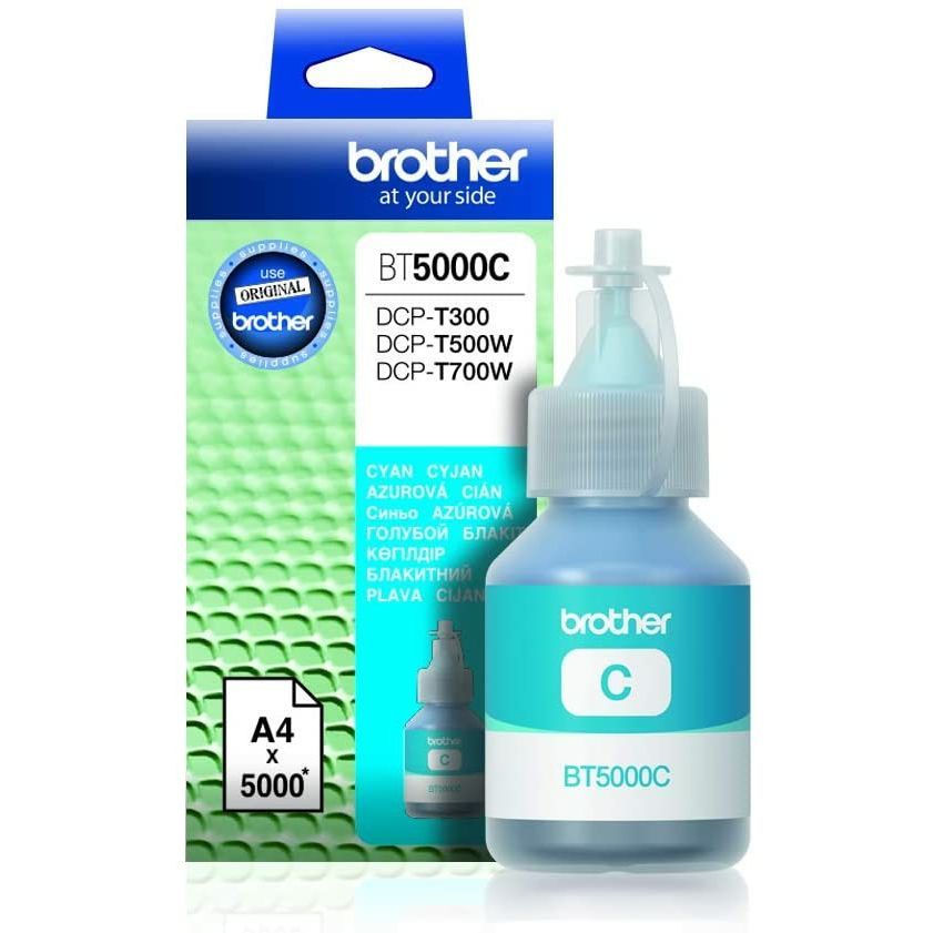 Brother Ink Cartridge Cyan - ‎BT5000C