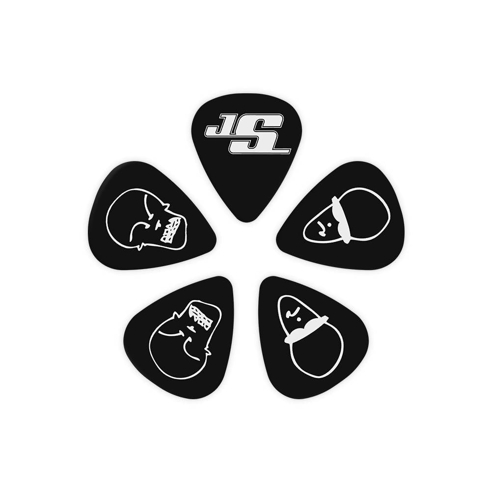 D'Addario Joe Satriani Guitar Picks Black 10 Pack